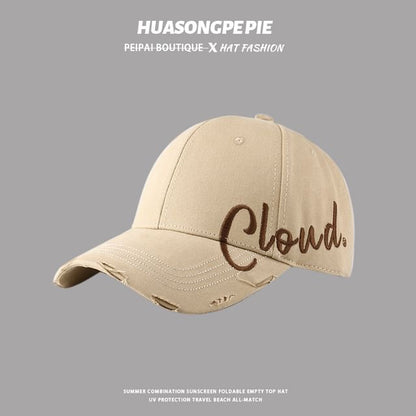 Sample Lettering Print Baseball Cap