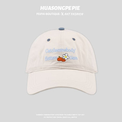 Cap Lettering Embroidered Baseball