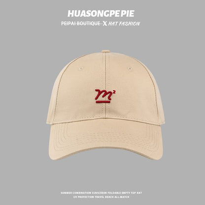 Baseball Cap Lettering Embroidered