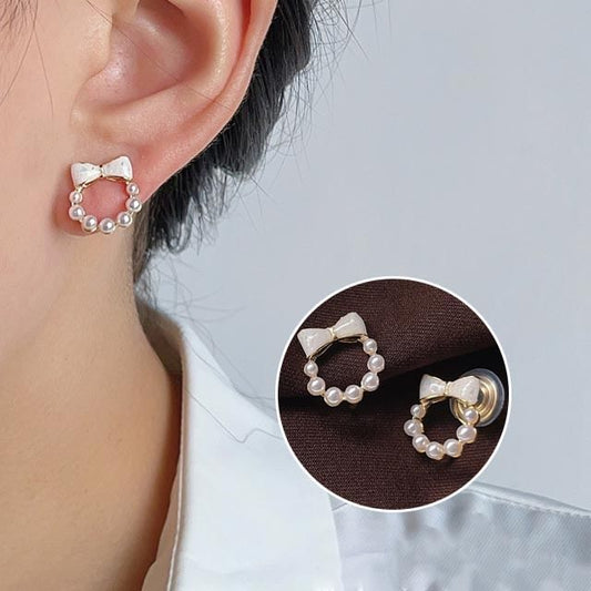 Earring Pearl Faux Cuff
