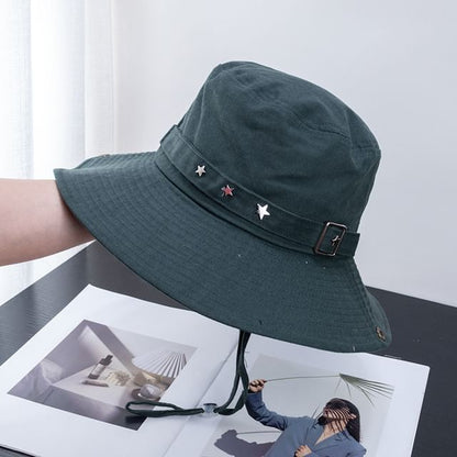 Hat Buckled Plain Bucket