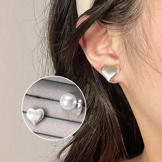 Alloy Earring Stud Heart