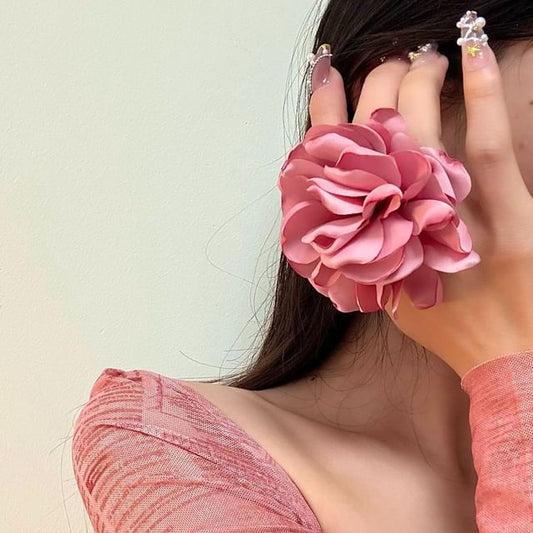 Floral Open Ring Fabric