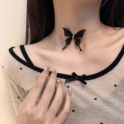 Butterfly Choker Fabric