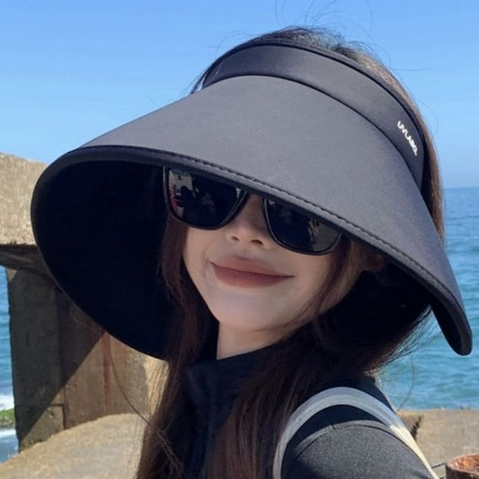 Brim Sun Lettering Hat Wide