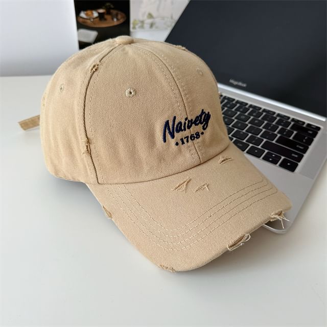 Baseball Embroidered Cap Lettering