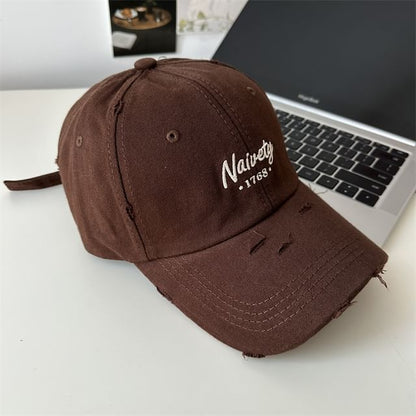 Baseball Embroidered Cap Lettering