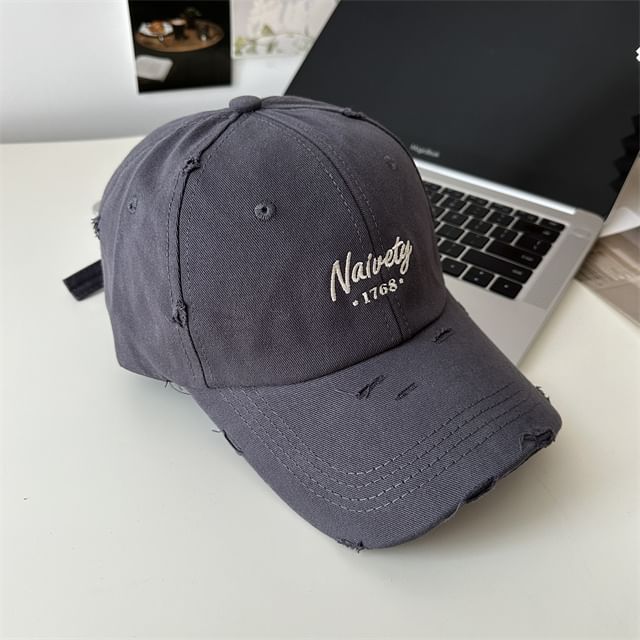 Baseball Embroidered Cap Lettering