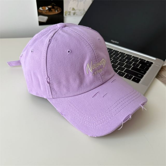 Baseball Embroidered Cap Lettering