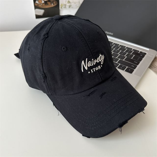 Baseball Embroidered Cap Lettering