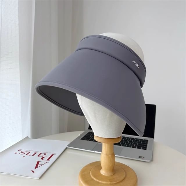 Brim Sun Lettering Hat Wide