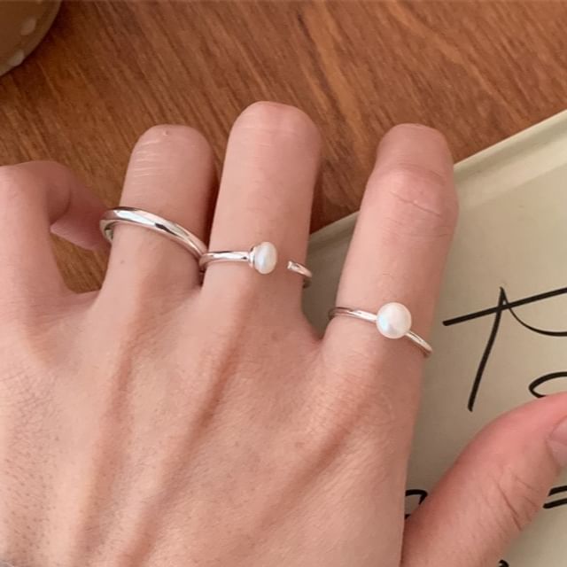 Faux Pearl Ring
