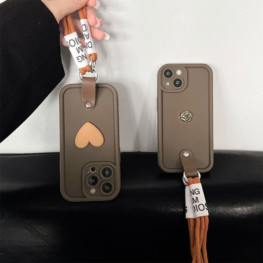 Phone Strap Lettering Case