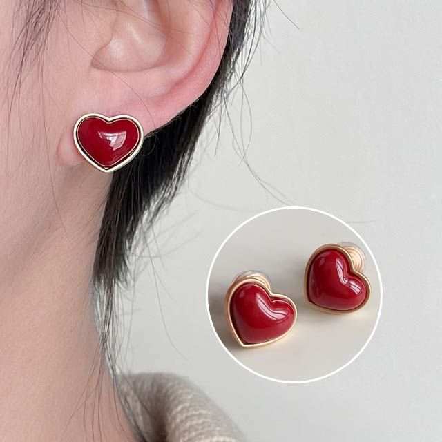 Ear Cuff Heart Alloy