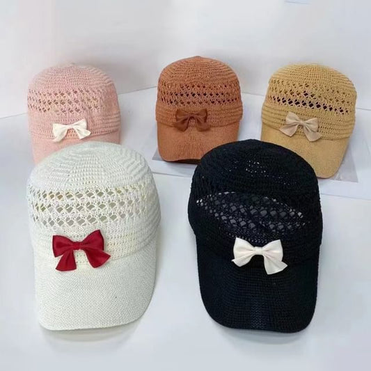 Bow Cap Baseball Woven