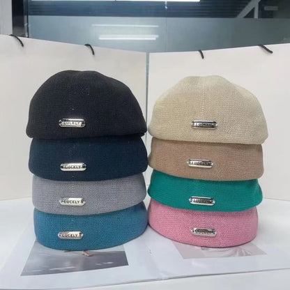 Beret Metal Lettering Hat Plate