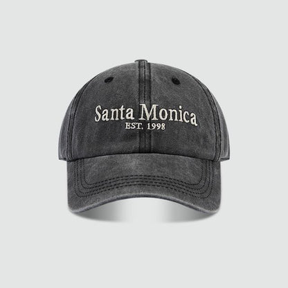 Lettering Baseball Cap Embroidered