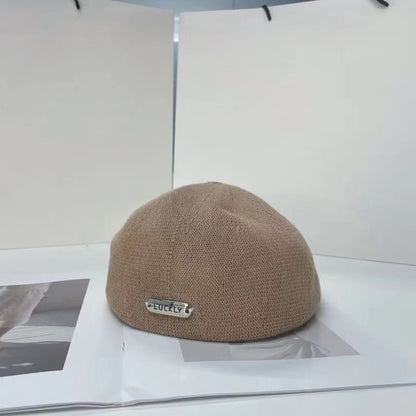 Beret Metal Lettering Hat Plate