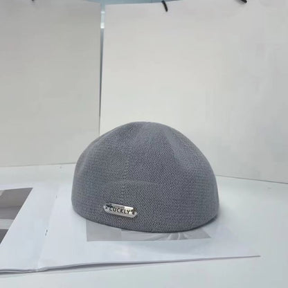 Beret Metal Lettering Hat Plate