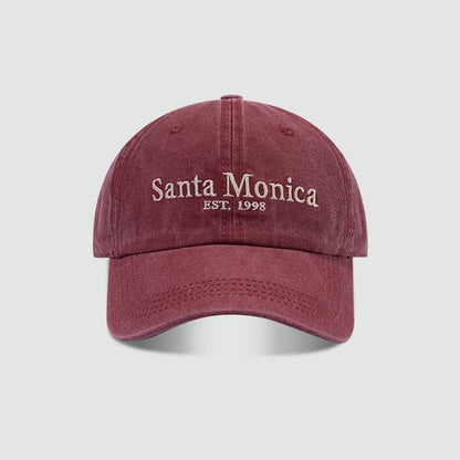 Lettering Baseball Cap Embroidered
