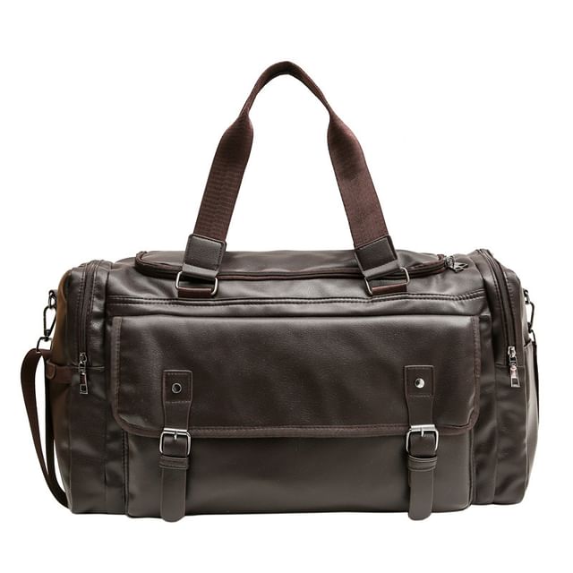 Carryall Faux Multi-Pocket Leather