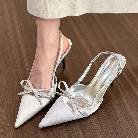 Sample High Heel Pointy Slingback Sandals