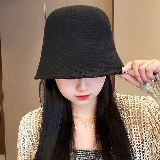 Straw Bucket Hat