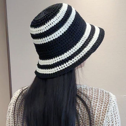 Hat (Various Designs) Straw Bucket