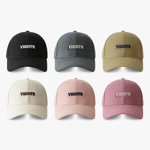 Cap Baseball Lettering Embroidered