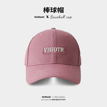 Cap Baseball Lettering Embroidered