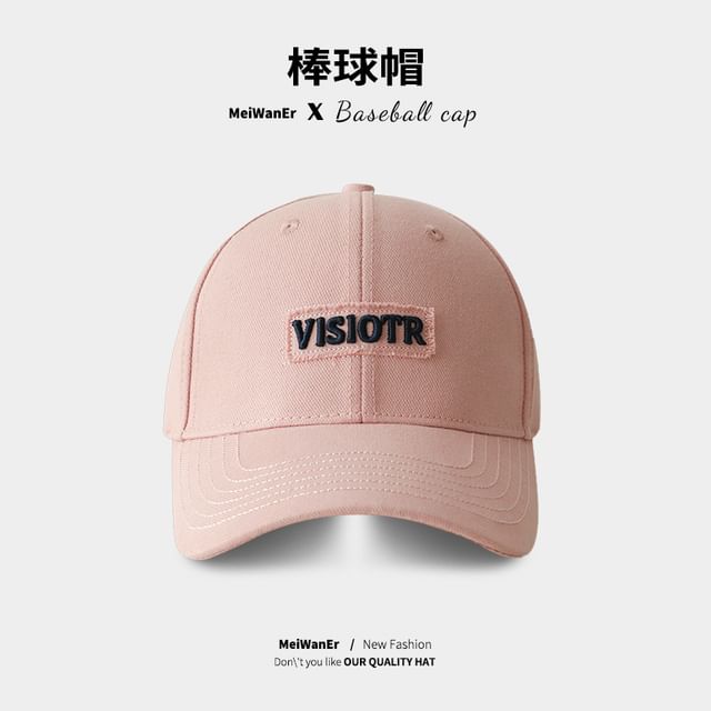 Cap Baseball Lettering Embroidered