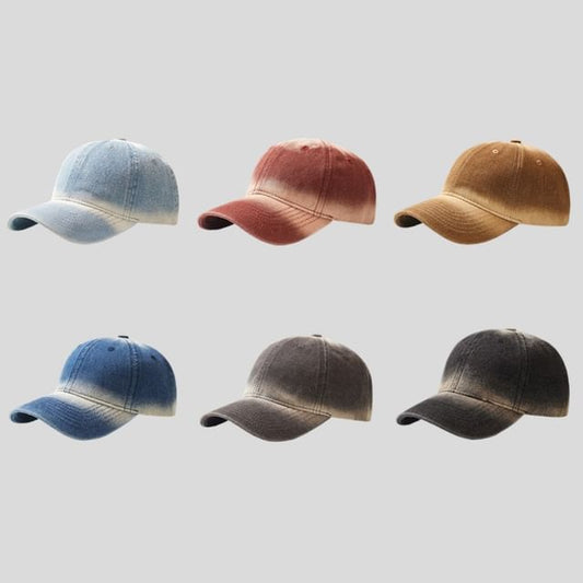 Washed Baseball Denim Cap
