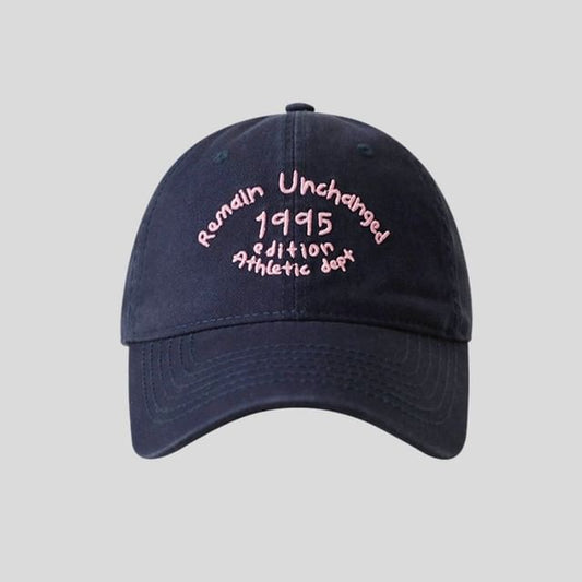 Embroidered Lettering Baseball Cap
