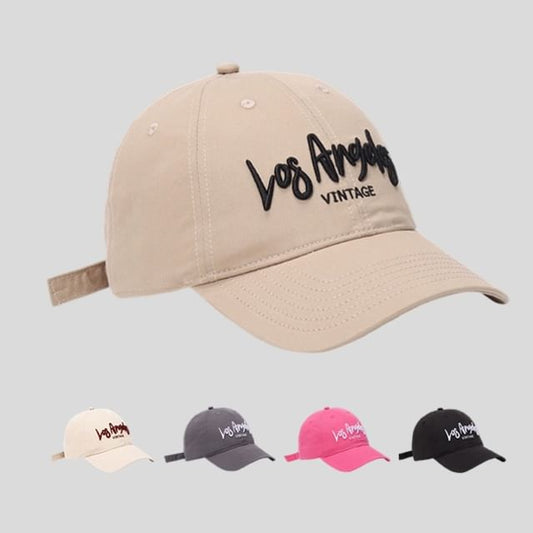 Cap Embroidered Lettering Baseball