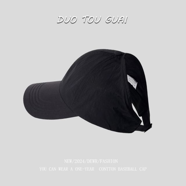 Baseball Top Open Cap Plain