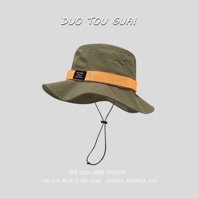 Contrast Hat Boonie Trim