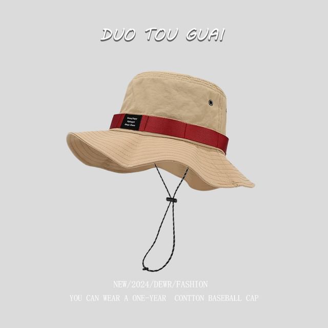 Contrast Hat Boonie Trim