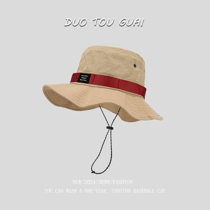 Contrast Hat Boonie Trim