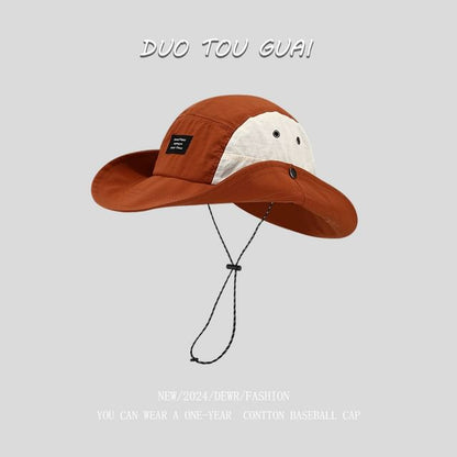 Tone Applique Bucket Two Hat