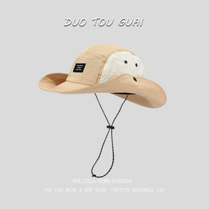 Tone Applique Bucket Two Hat