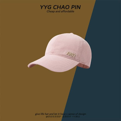 Baseball Top Cap Open Number Embroidered
