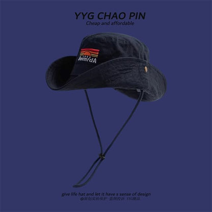 Boonie Lettering Embroidered Hat