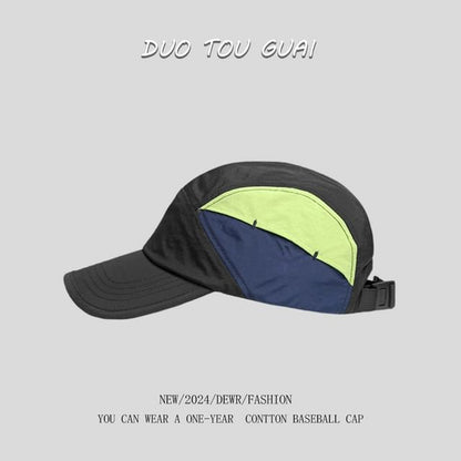 Cap Color Block Baseball