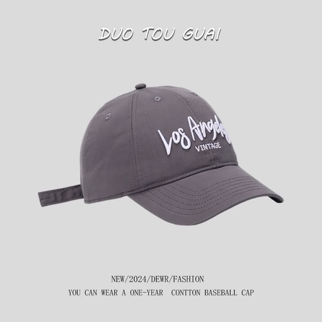 Cap Embroidered Lettering Baseball
