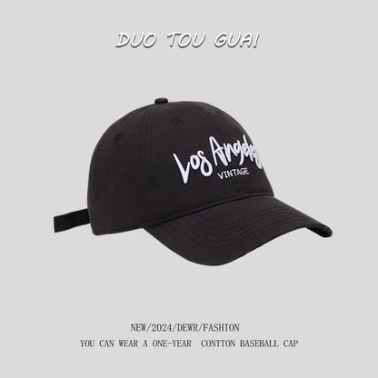 Cap Embroidered Lettering Baseball