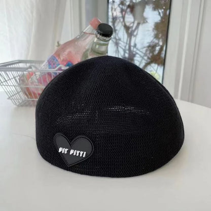 Knit Beret Heart