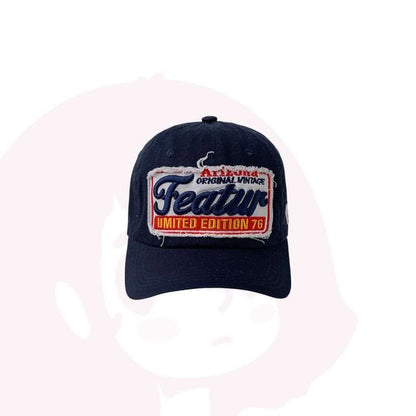 Cap Lettering Embroidered Baseball Applique