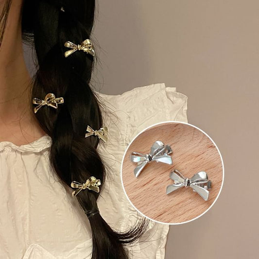 Hair Clip Bow Alloy