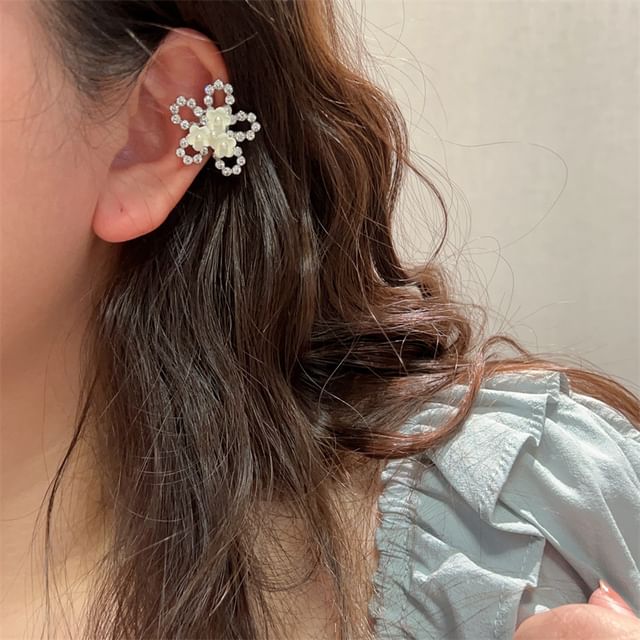 Ear Dragonfly Cuff / Alloy Floral