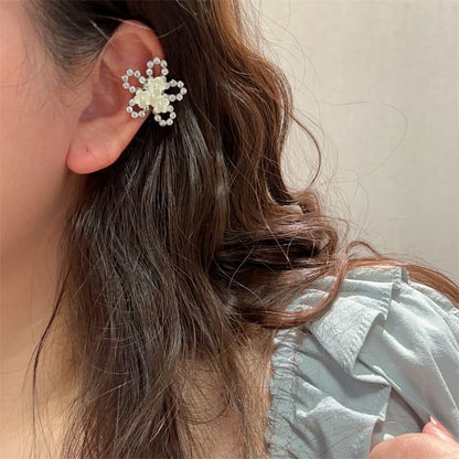 Ear Dragonfly Cuff / Alloy Floral